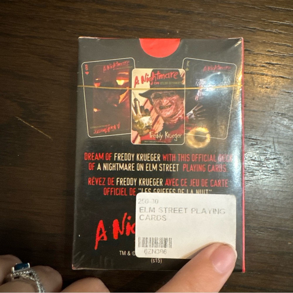 Nightmare On Elm Street Freddy Horror Playing Cards New Sealed 54 Cards - Picture 3 of 3